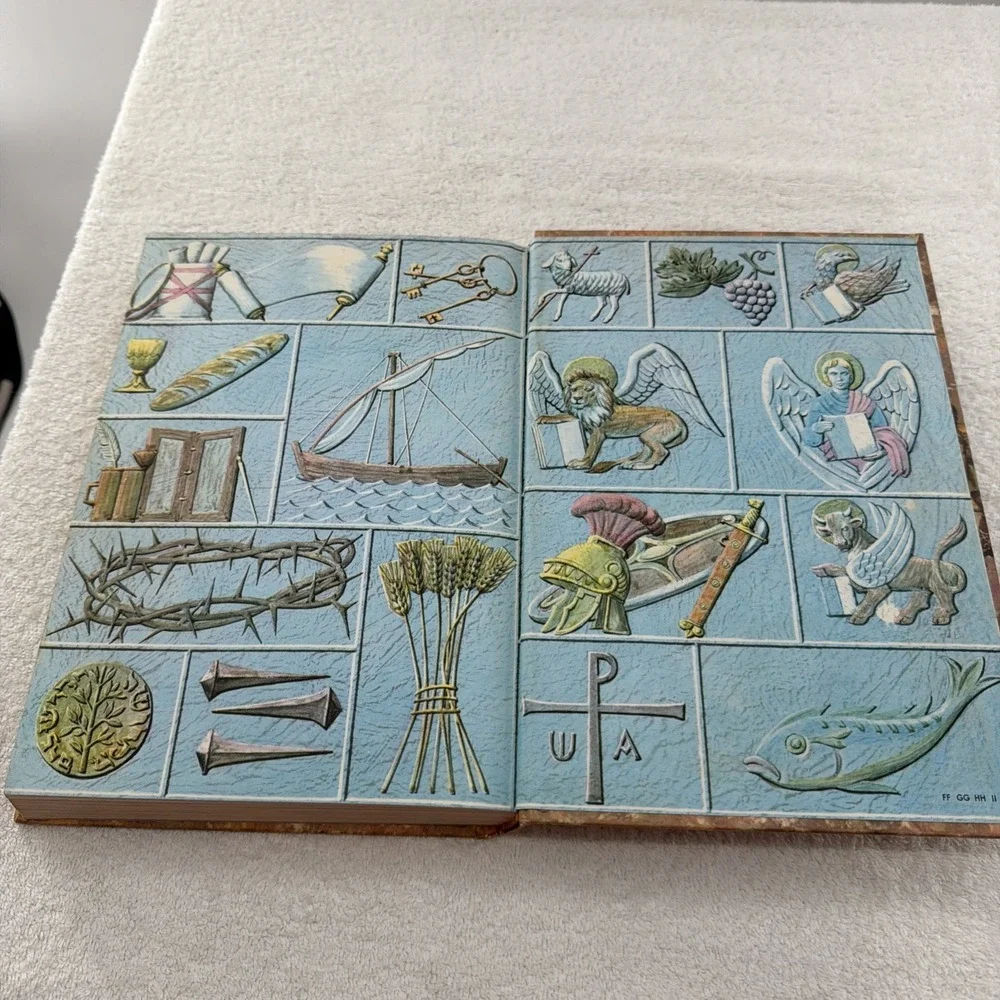 1965 The Children's Bible Golden Press Illustrated Stories Hardcover Vintage